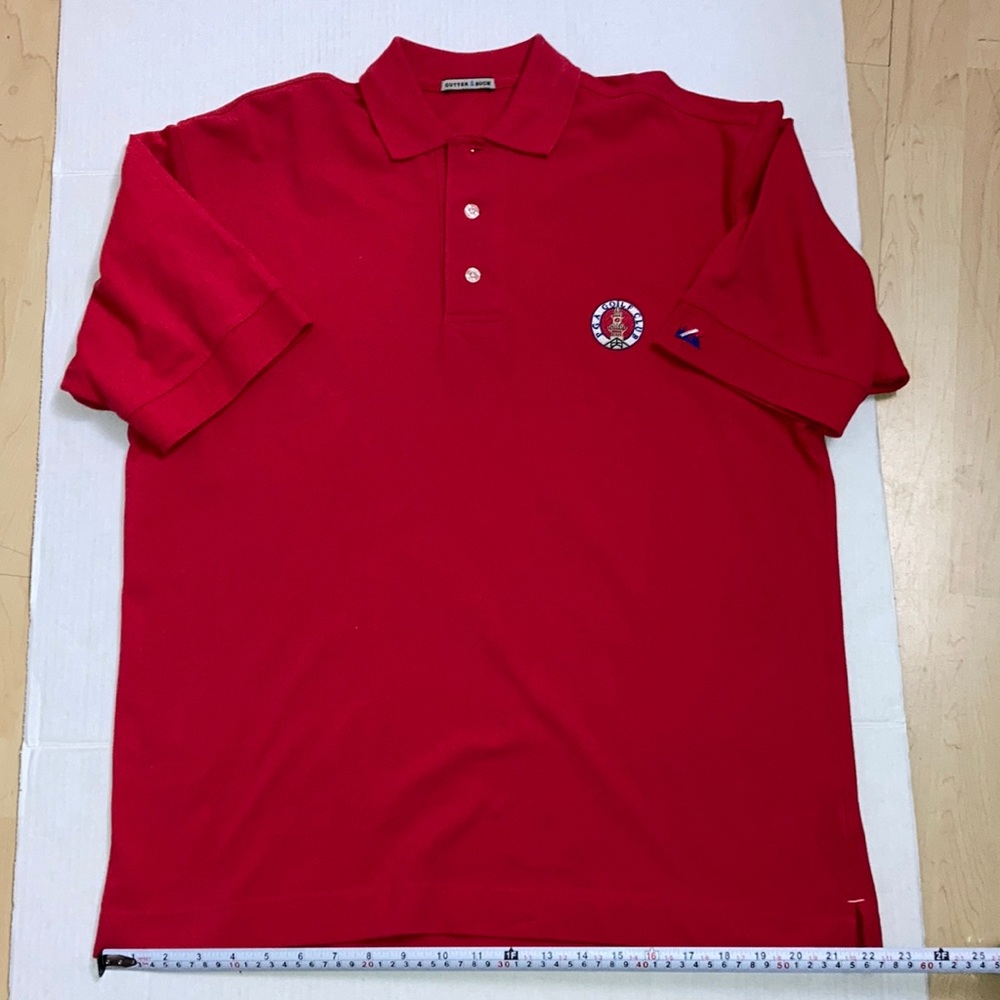 Cutter & Buck pga golf club polo (see measurements is L-XL but tag is S)